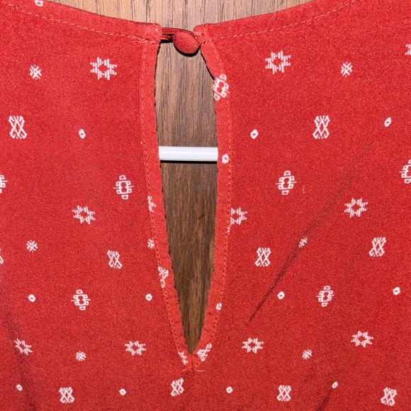 Torrid Rust Red Patterned Mini Dress - Picture 3 of 11